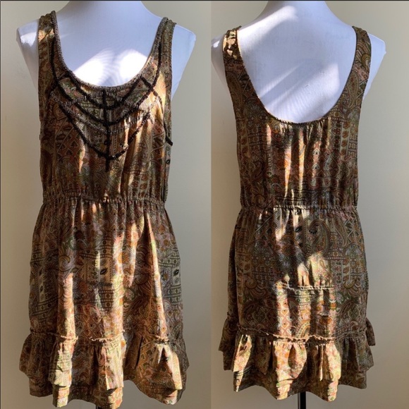 Ecote Urban Outfitters Boho Paisley Dress - Picture 8 of 8